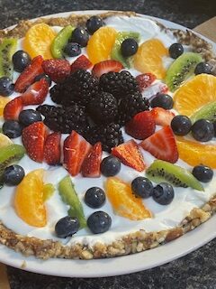 Greek Yogurt tart with fresh fruit