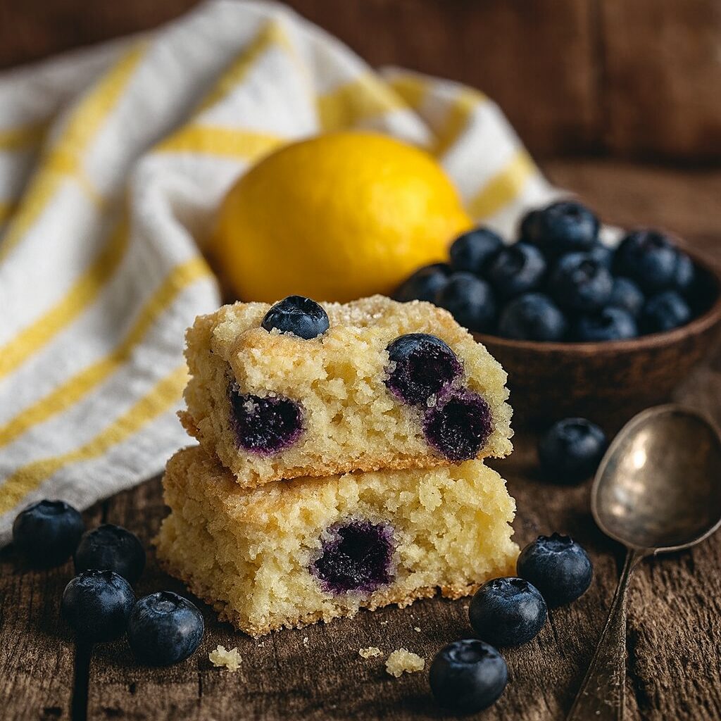 Easy Moist Blueberry Lemon Cake